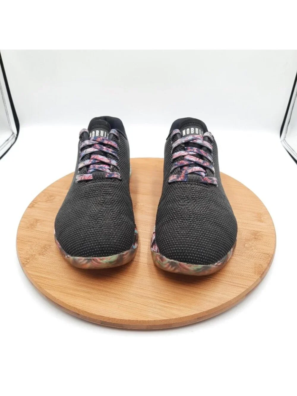 Nobull Outwork Womens Size 9.5 Shoes Midnight Palm Gym Workout Training Sneakers
